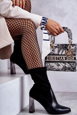 Botki Skórzane|Botki Na Słupku><noscript><img width=