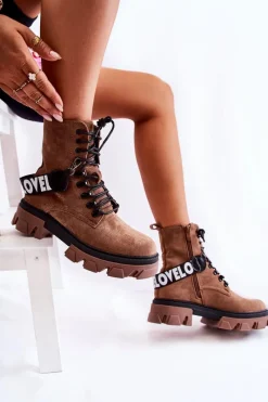 Damskie Trapery|Botki Sznurowane><noscript><img width=