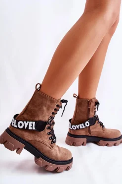 Damskie Trapery|Botki Sznurowane><noscript><img width=