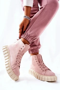 Trampki Damskie Wysokie><noscript><img width=