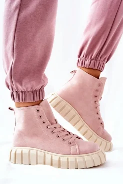 Trampki Damskie Wysokie><noscript><img width=