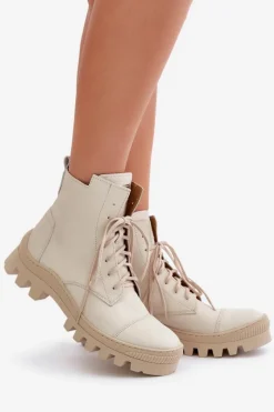 Damskie Trapery|Brązowe I Beżowe Botki><noscript><img width=