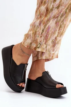 Klapki Na Platformie|Klapki Damskie Klasyczne><noscript><img width=