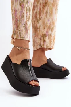 Klapki Na Platformie|Klapki Damskie Klasyczne><noscript><img width=