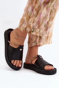 Klapki Damskie Klasyczne><noscript><img width=