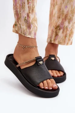 Klapki Damskie Klasyczne><noscript><img width=