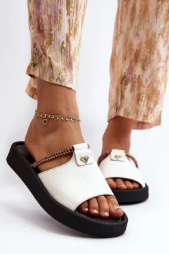 Klapki Damskie Klasyczne><noscript><img width=