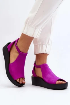 Sandały Płaskie><noscript><img width=