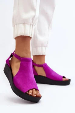 Sandały Płaskie><noscript><img width=