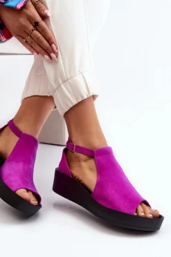 Sandały Płaskie><noscript><img width=