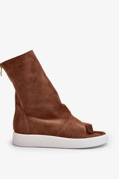 Sandały Z Cholewką|Sandały Płaskie><noscript><img width=