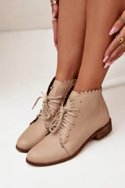 Botki Sznurowane|Botki Płaskie><noscript><img width=