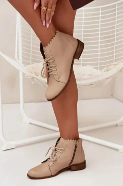 Botki Sznurowane|Botki Płaskie><noscript><img width=