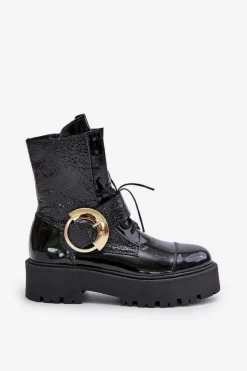 Damskie Trapery|Brązowe I Beżowe Botki><noscript><img width=