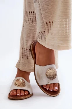 Klapki Damskie Klasyczne><noscript><img width=