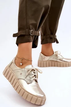 Półbuty Skórzane><noscript><img width=