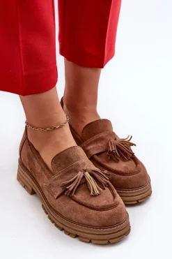 Loafersy Damskie|Mokasyny Płaskie><noscript><img width=