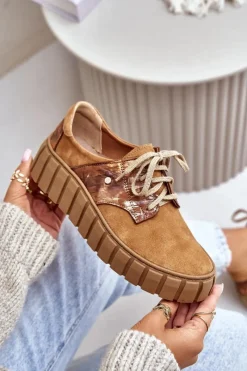 Półbuty Skórzane><noscript><img width=