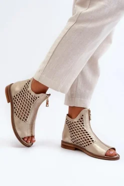 Sandały Ażurowe|Sandały Płaskie><noscript><img width=