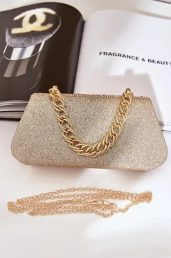 Torebki Kuferki|Kopertówki>Boto Zdobiona Torebka Wizytowa Złota Kariti