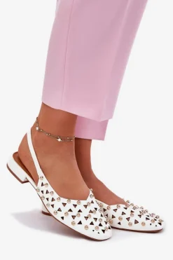 Sandały Płaskie><noscript><img width=