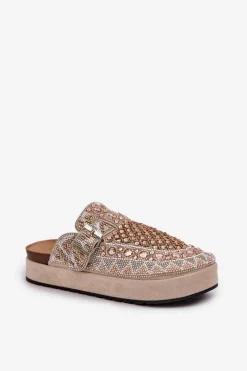 Klapki Na Platformie|Klapki Damskie Klasyczne><noscript><img width=