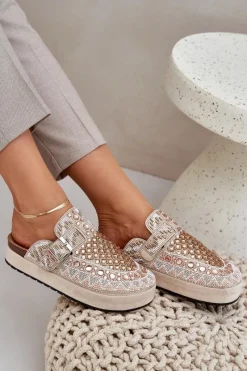 Klapki Na Platformie|Klapki Damskie Klasyczne><noscript><img width=