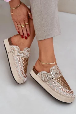 Klapki Na Platformie|Klapki Damskie Klasyczne><noscript><img width=