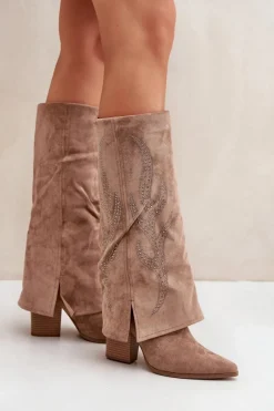 Kozaki Na Słupku|Kozaki Z Wywiniętą Cholewką><noscript><img width=