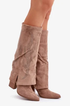 Kozaki Na Słupku|Kozaki Z Wywiniętą Cholewką><noscript><img width=