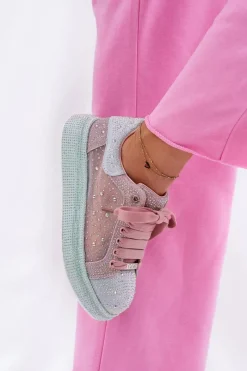 Best GOE Zdobione Sneakersy Na Platformie RR2N4009 Multikolor