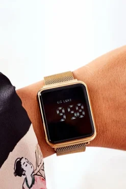Zegarki>GG Luxe Zegarek Cyfrowy Złoty