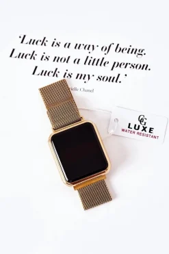 Zegarki></noscript>GG Luxe Zegarek Cyfrowy Złoty