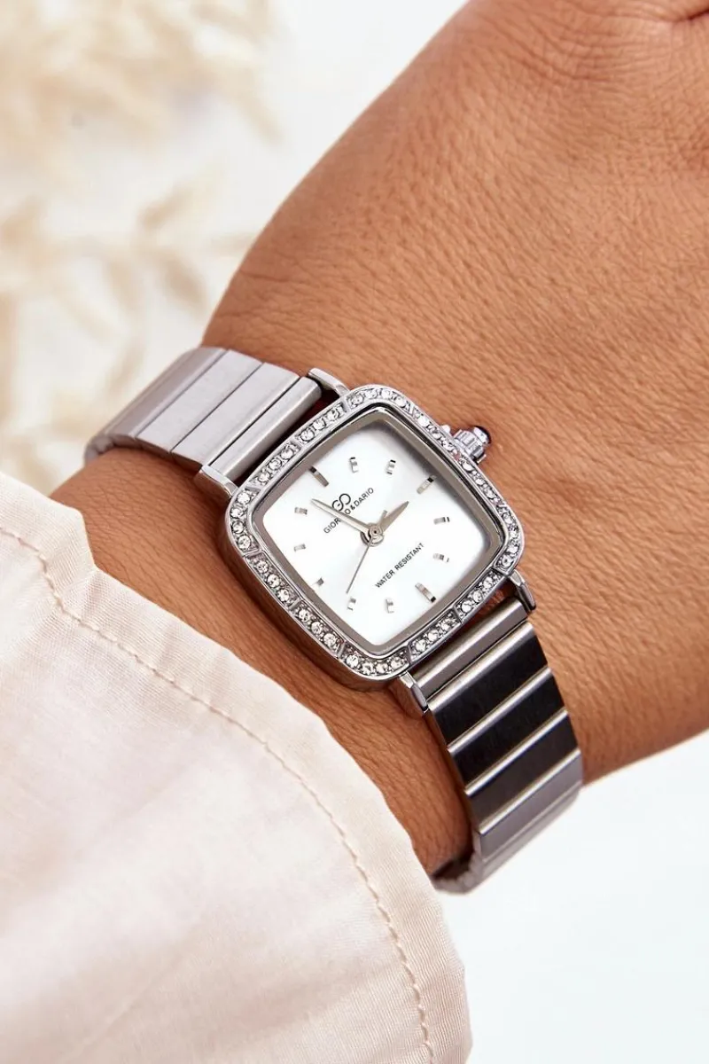 Clearance Giorgio&Dario Zegarek Damski Wodoszczelny Giorgio & Dario GDM5240 Srebrny