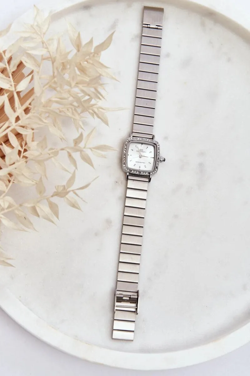 Clearance Giorgio&Dario Zegarek Damski Wodoszczelny Giorgio & Dario GDM5240 Srebrny