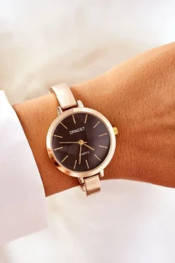 Hot Zegarek Na Bransolecie Złoty Zegarki