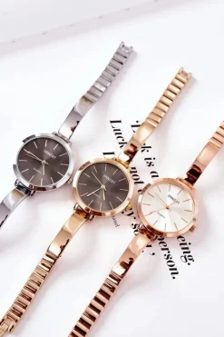 Online Zegarek Na Bransolecie Srebrny Zegarki