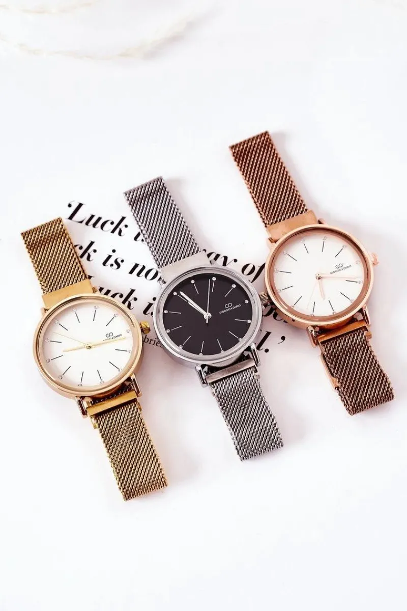 Zegarki>Giorgio&Dario Zegarek Na Bransolecie Mesh Srebrny