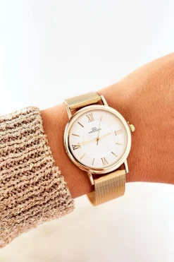 Zegarki>Giorgio&Dario Zegarek Na Bransolecie Mesh Złoty