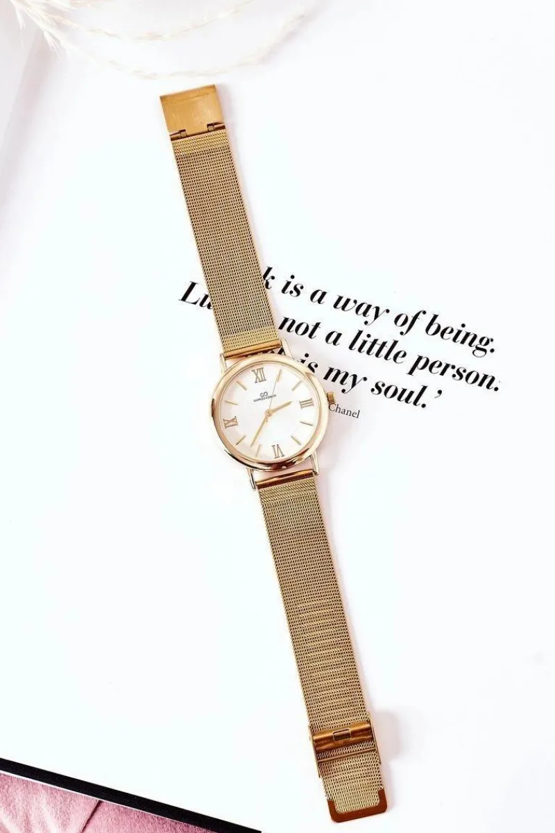 Zegarki>Giorgio&Dario Zegarek Na Bransolecie Mesh Złoty