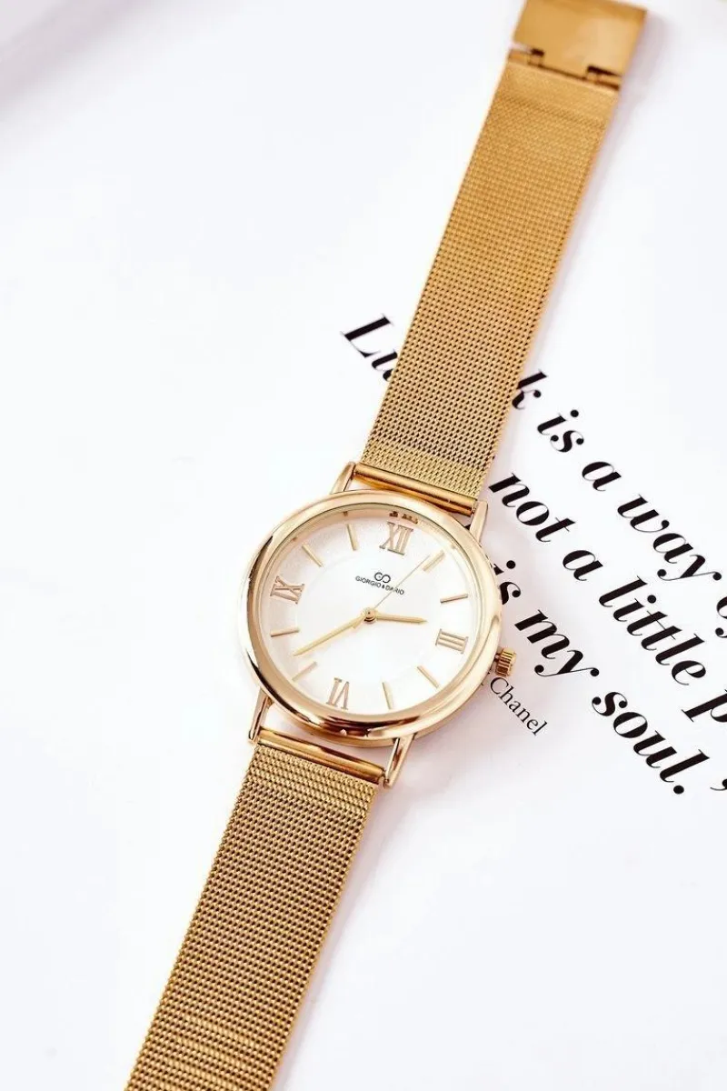 Zegarki>Giorgio&Dario Zegarek Na Bransolecie Mesh Złoty