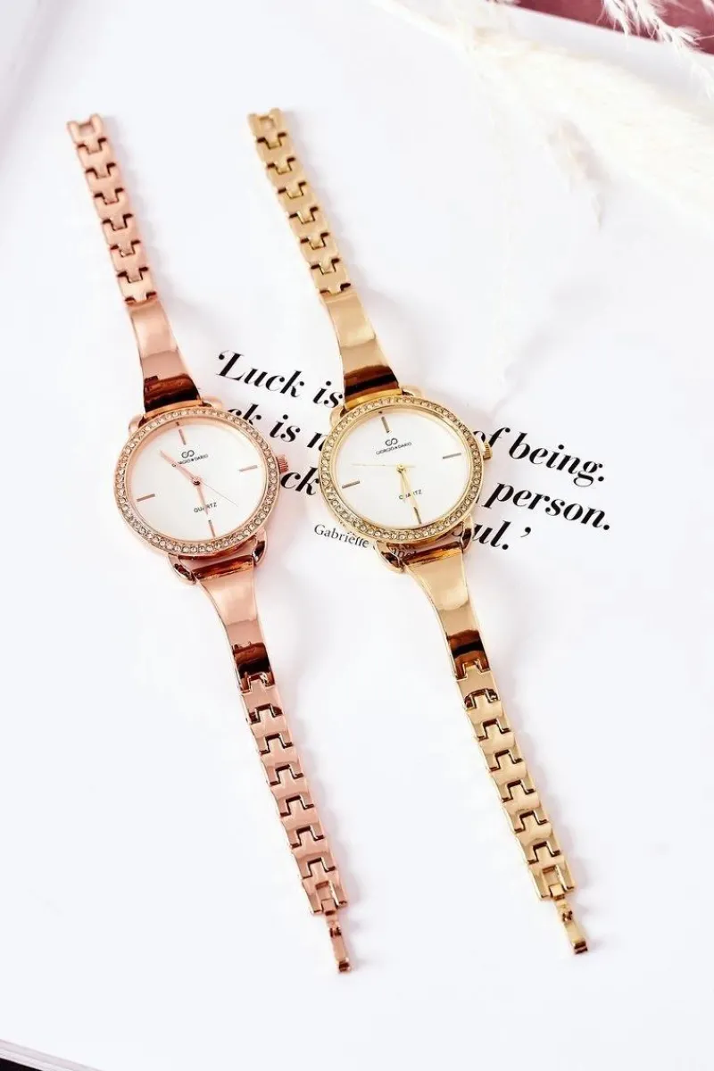 Hot Giorgio&Dario Zegarek Na Bransolecie Z Cyrkoniami Giorgio & Dario Złoty