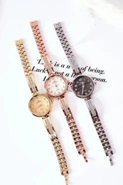 Online Giorgio&Dario Zegarek Na Bransolecie Z Cyrkoniami Giorgio & Dario Srebrny