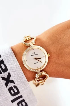 Best Giorgio&Dario Zegarek Na Bransolecie Z Cyrkoniami Giorgio & Dario Złoty