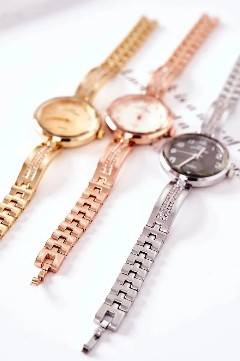 Clearance Giorgio&Dario Zegarek Na Bransolecie Z Cyrkoniami Giorgio & Dario Różowe Złoto