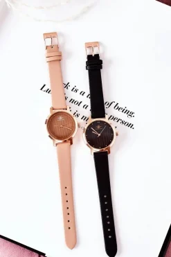 Zegarki></noscript>Michael John Zegarek Na Skórzanym Pasku Nude