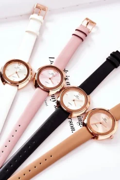 Discount Giorgio&Dario Zegarek Na Skórzanym Pasku Camel