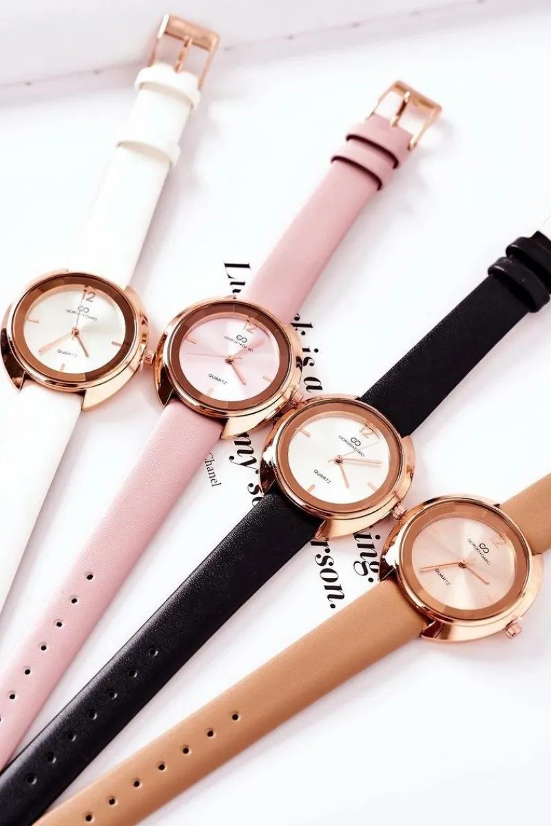 Discount Giorgio&Dario Zegarek Na Skórzanym Pasku Camel