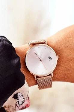 Zegarki>GG Luxe Zegarek Z Dużą Tarczą Różowe Złoto