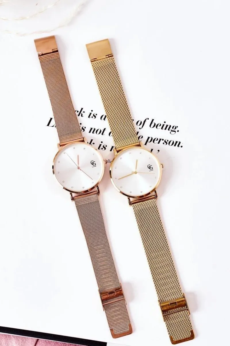 Zegarki>GG Luxe Zegarek Z Dużą Tarczą Różowe Złoto